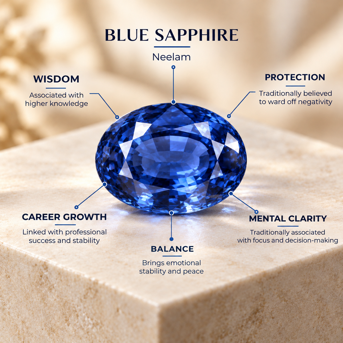 Blue Sapphire - Neelam